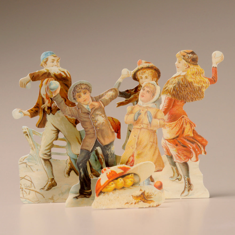 Snowball Fight 3D Christmas Card