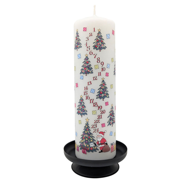 Coppenrath Christmas Trees Advent Pillar Candle