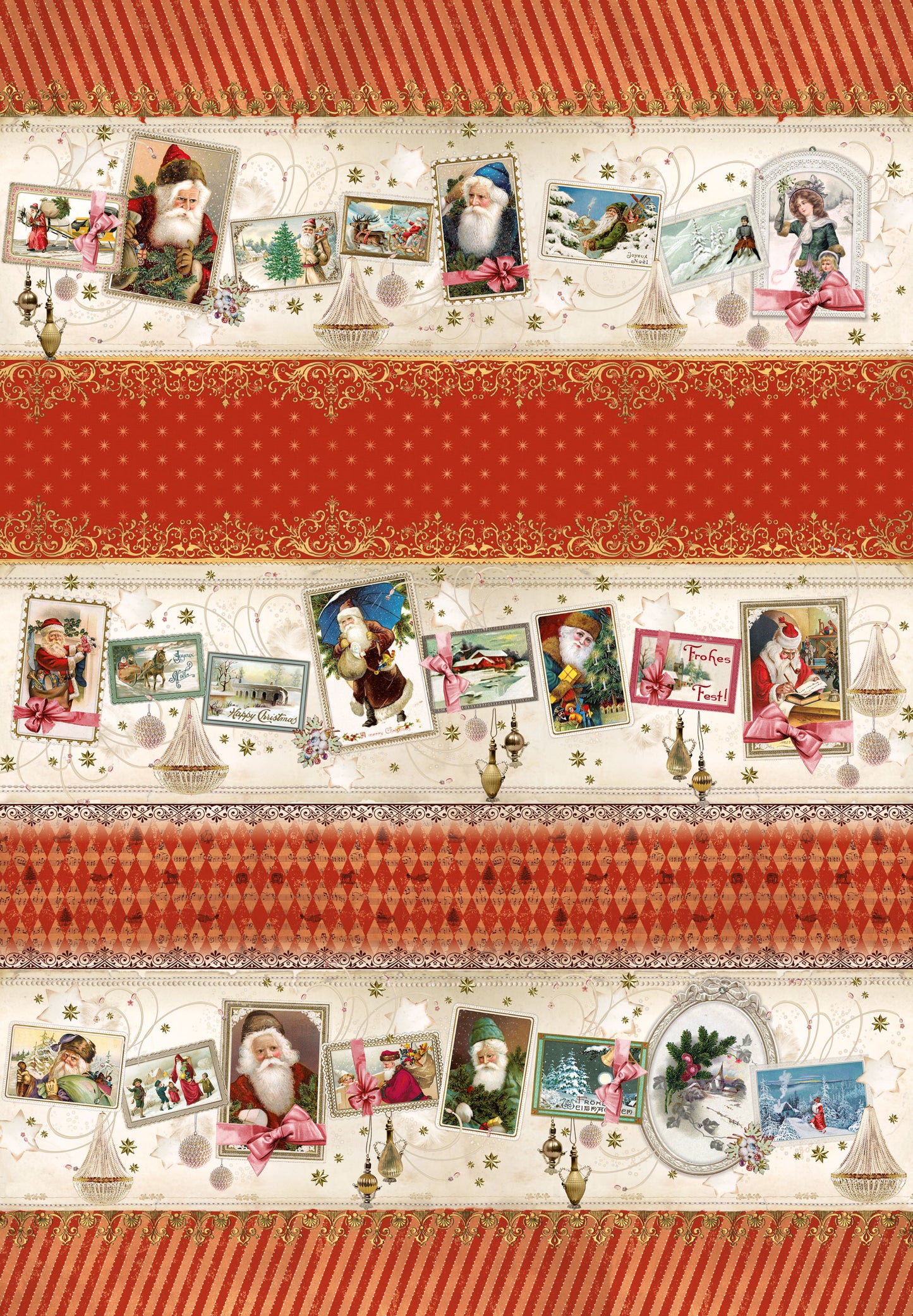 Coppenrath Victorian Style Book Of Christmas Wrapping Paper