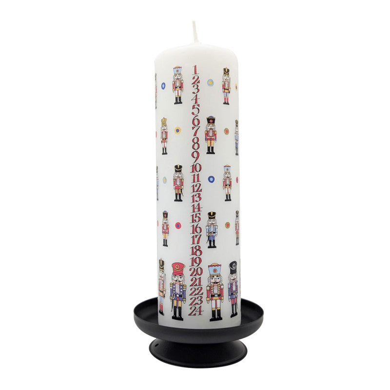 Coppenrath Nutcracker Advent Pillar Candle