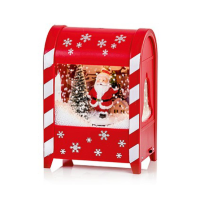 Santa in a Mail Box Snowblower