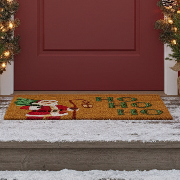 HO HO HO Santa Christmas Door Mat