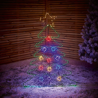 Twinkling Flexibright Christmas Tree 1.2m