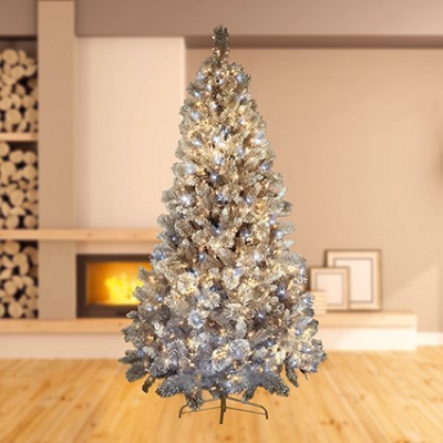 Premier TreeBrights 1000 White & Warm White LED Christmas String Lights Clear Cable
