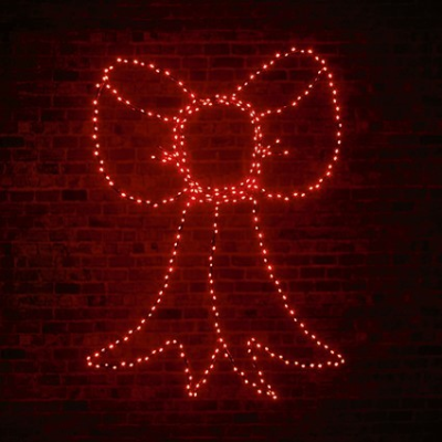 Twinkling Flexibright Red Bow 1m