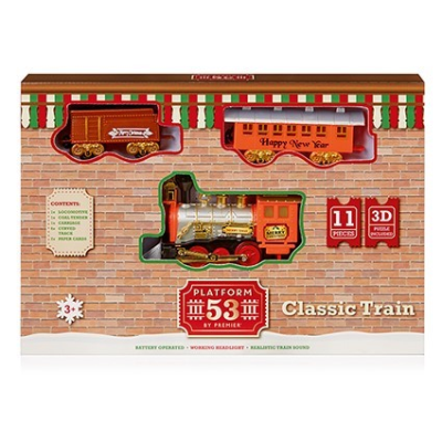 Christmas Train Set With Sound 11 Piece