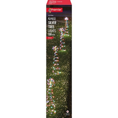 Premier Rainbow Spiral Tree Path Lights