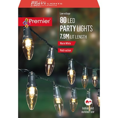 Premier 80 Warm White Party Lights