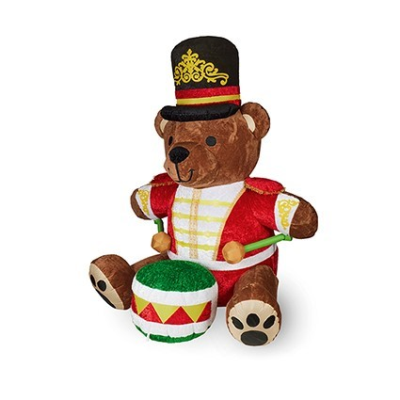 2.7m Plush Teddy Drummer Inflatable