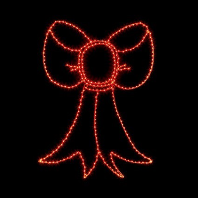 Twinkling Flexibright Red Bow 1m