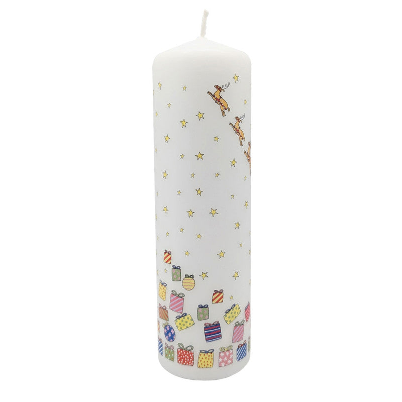 Coppenrath Santa's Sleigh Advent Pillar Candle