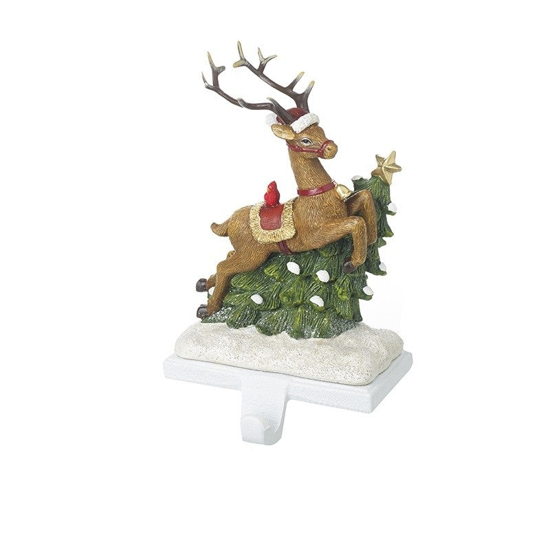 Flying Reindeer Christmas Stocking Holder