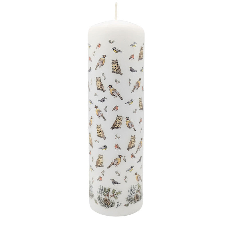Coppenrath Winter Birds Advent Pillar Candle