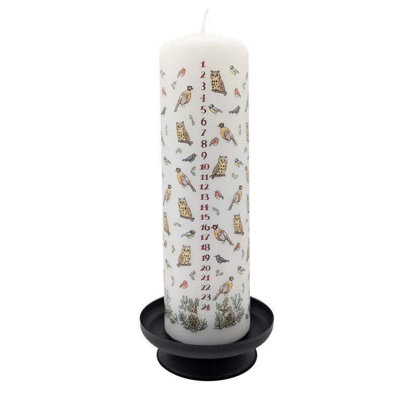 Coppenrath Winter Birds Advent Pillar Candle
