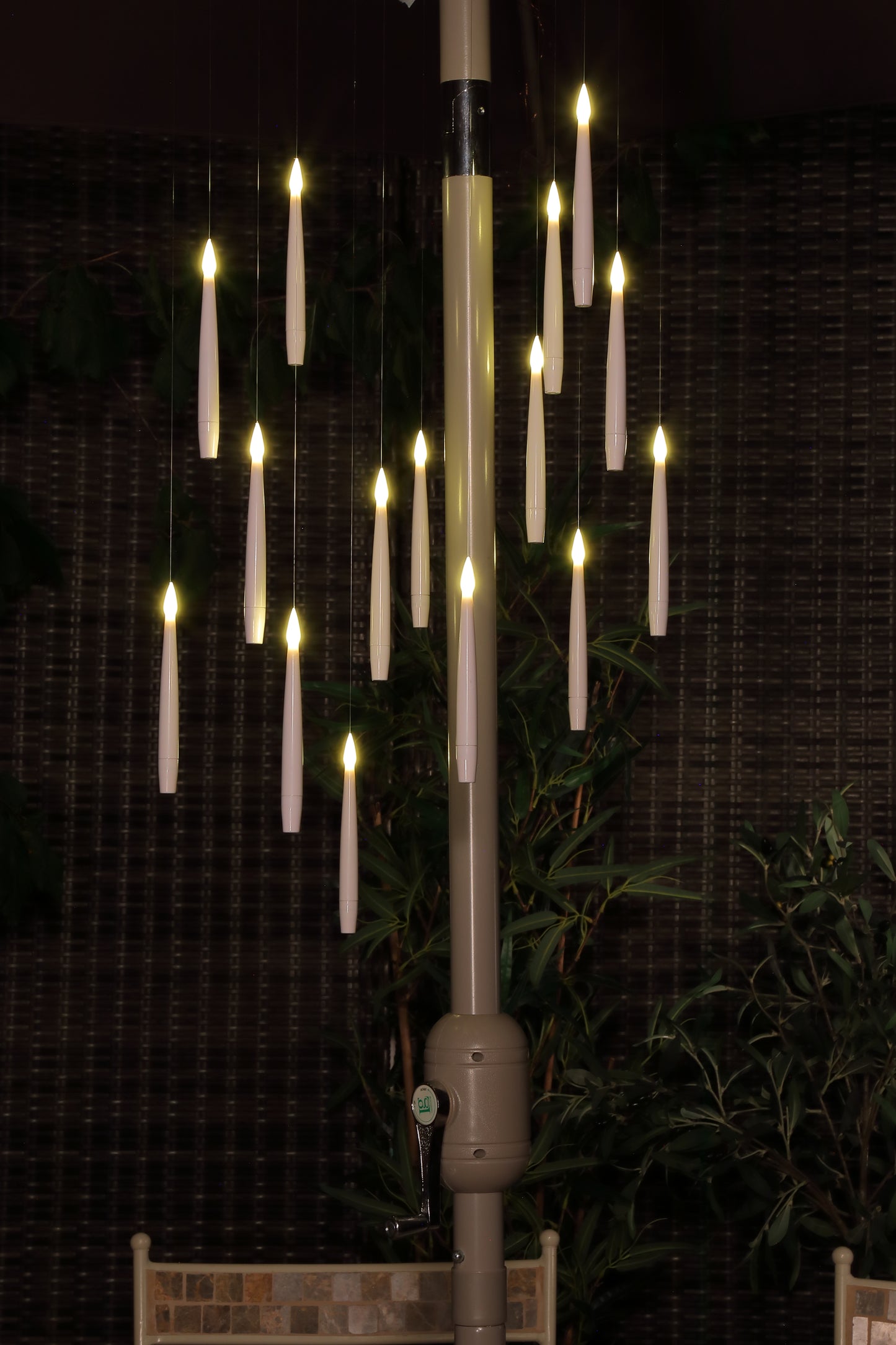 Noma Magic Candle Chandelier Battery Operated