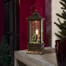 Load image into Gallery viewer, Konstsmide Santa and Christmas Tree Water Lantern
