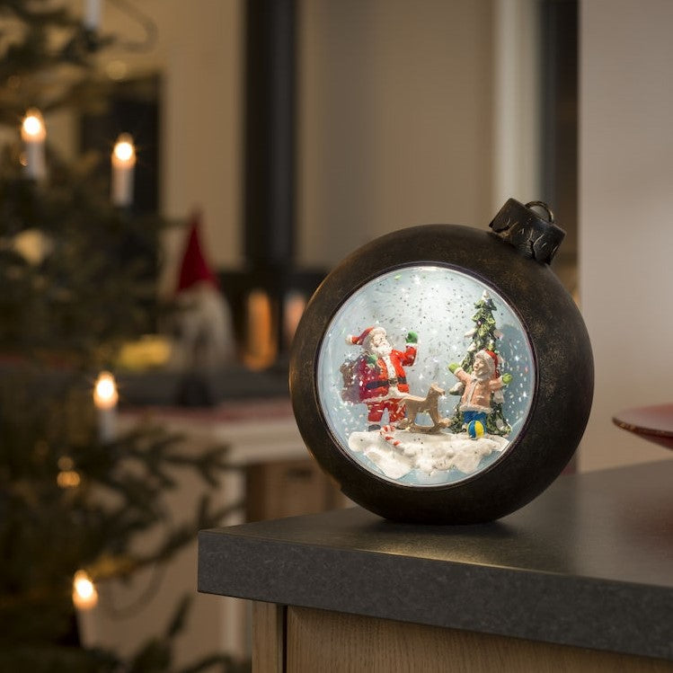 Konstsmide Christmas Bauble Santa Water Lantern