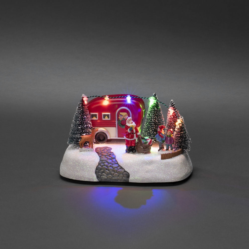 Christmas Caravan Scene Decoration