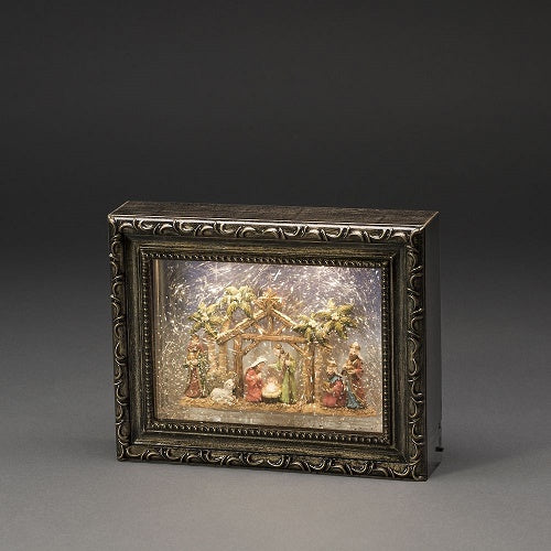 Konstsmide Christmas Nativity Scene Water Lantern Picture Frame