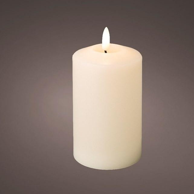 Cream Church Christmas Candle LED Wick 14.5cm