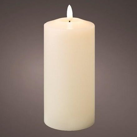 Cream Church Christmas Candle LED Wick 17.5cm