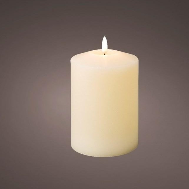 Cream Church Christmas Candle LED Wick 16cm