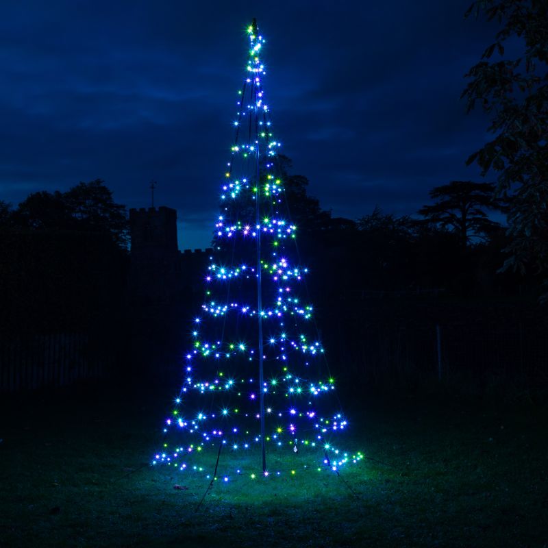 Noma Starry Nights Spectrum App Controlled 2m Pole Tree