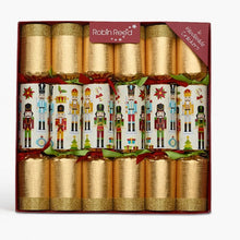 Load image into Gallery viewer, Robin Reed 6 Traditional Nutcracker Christmas Crackers
