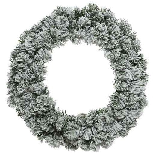 Snowy Imperial Christmas Wreath 50cm