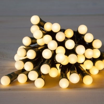 Noma 200 Warm White LED Christmas Berry Battery Lights