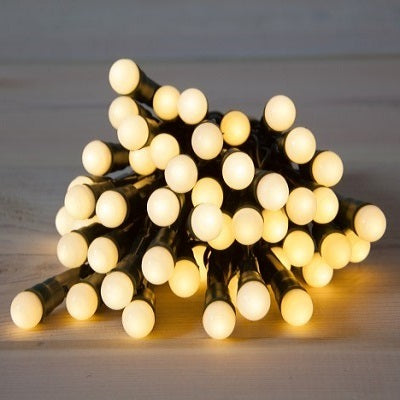 Noma 100 Warm White LED Christmas Berry Battery Lights