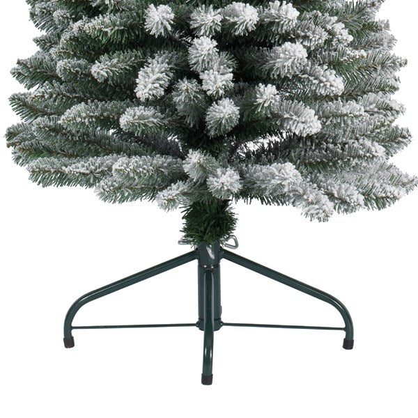 Everlands Snowy Pencil Pine 210cm/7ft Christmas Tree