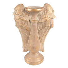 Load image into Gallery viewer, Golden Angel Wings Christmas Candle Holder

