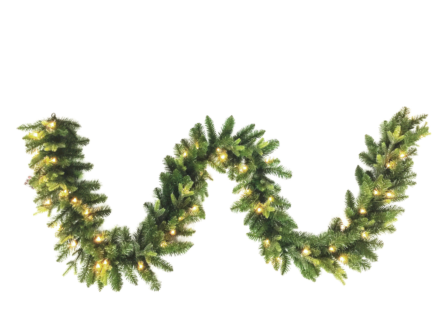 St Moritz Fir 9ft/270cm Warm White Lit Garland