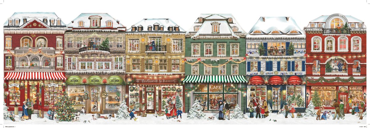 Coppenrath Free-Standing Christmas Shops Advent Calendar