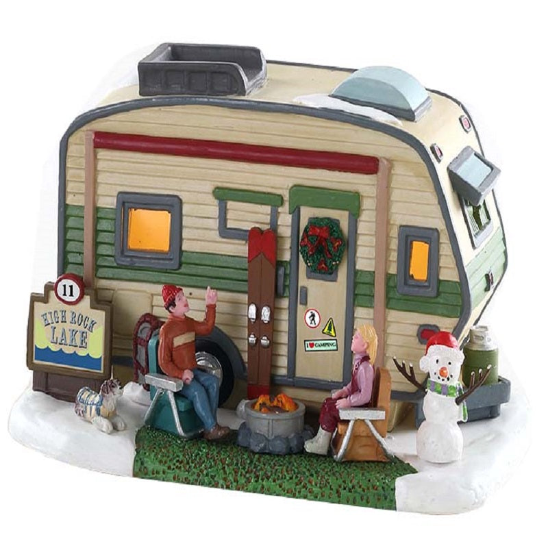 Lemax High Rock Lake Trailer Christmas Village Decoration