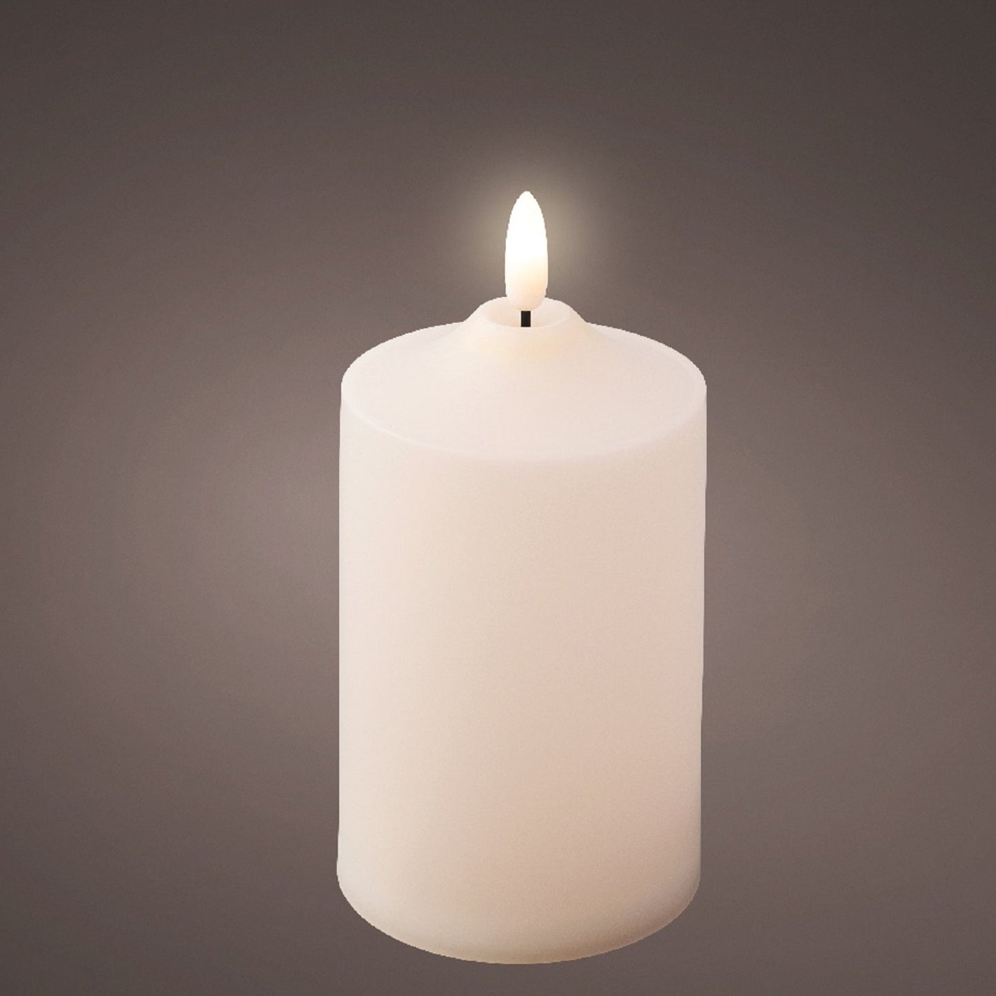 Outdoor LED Cream Church Candle 15cm