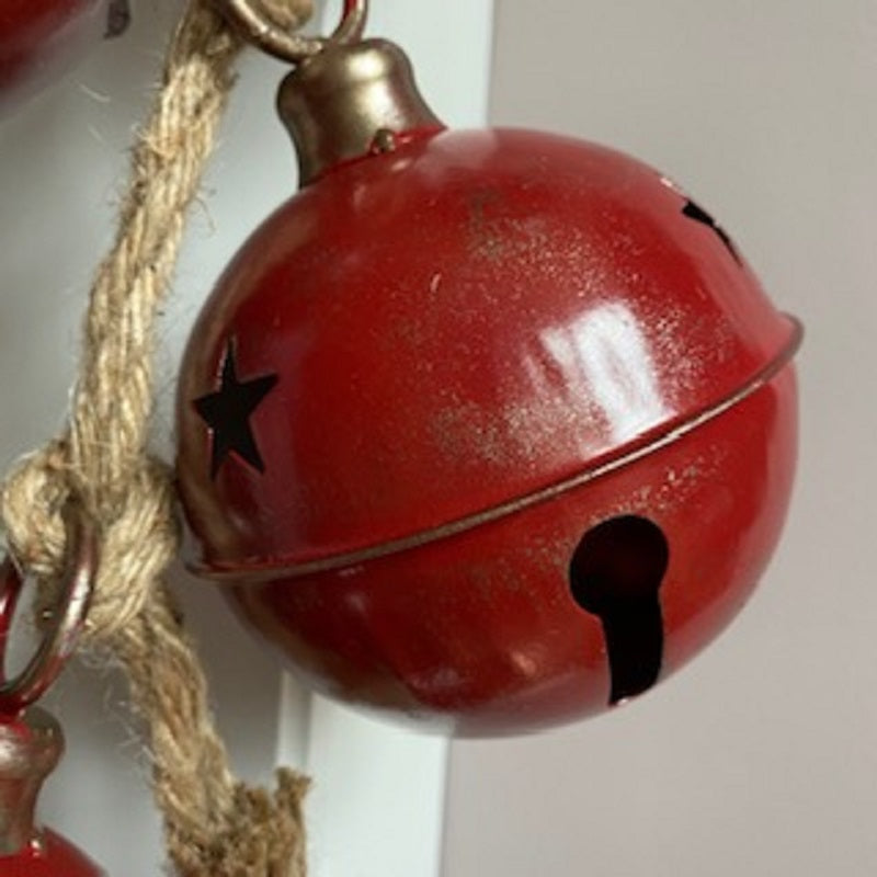 Rope Decoration with Red Metal Bells