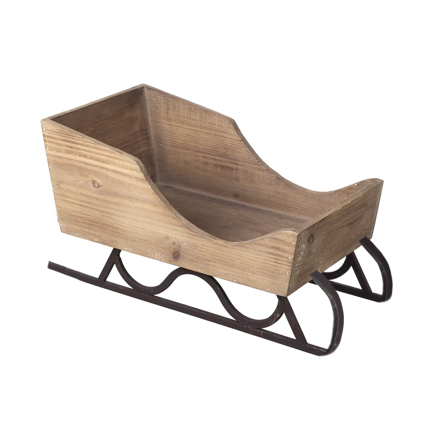 Wooden Christmas Sleigh Decoration