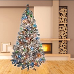 Premier TreeBrights 1000 Multi Coloured LED Christmas String Lights Clear Cable