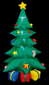 Premier 8ft/240cm Inflatable Christmas Tree with Presents