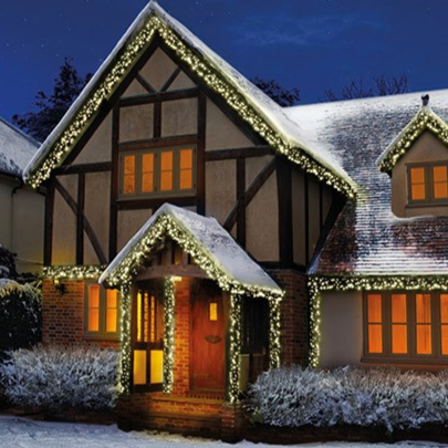 Premier 3000 Cluster Brights LED Christmas Lights Warm White