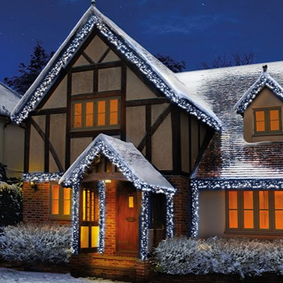 Premier 3000 Cluster Brights LED Christmas Lights White