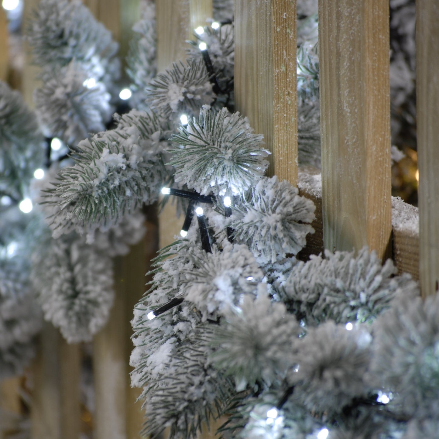 Festive 520 White Sparkle Christmas Lights