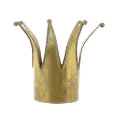 Load image into Gallery viewer, Gold Metal Christmas Crown 14cm
