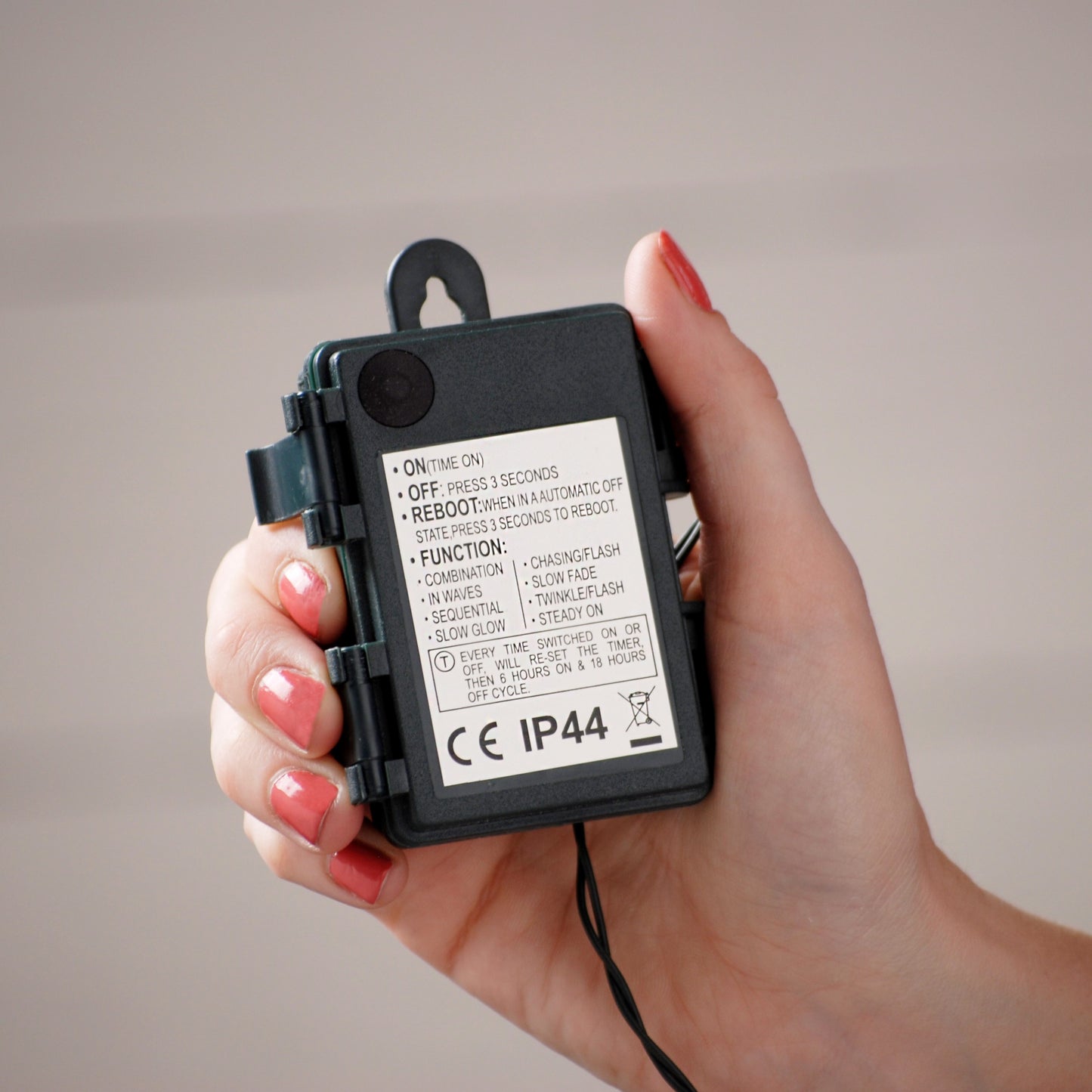 Festive 100 Multi Colour Battery Operated Christmas String Lights