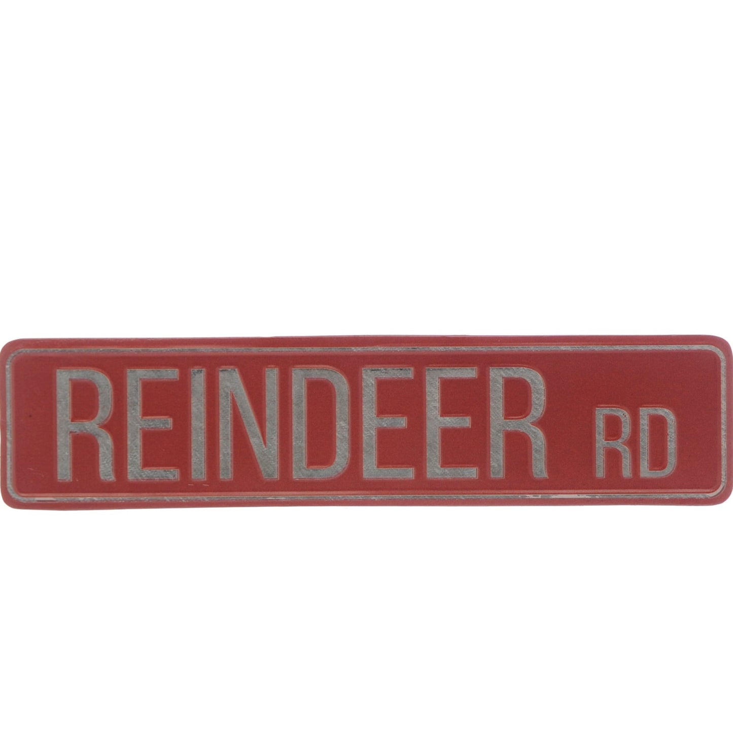 Reindeer Road Christmas Sign