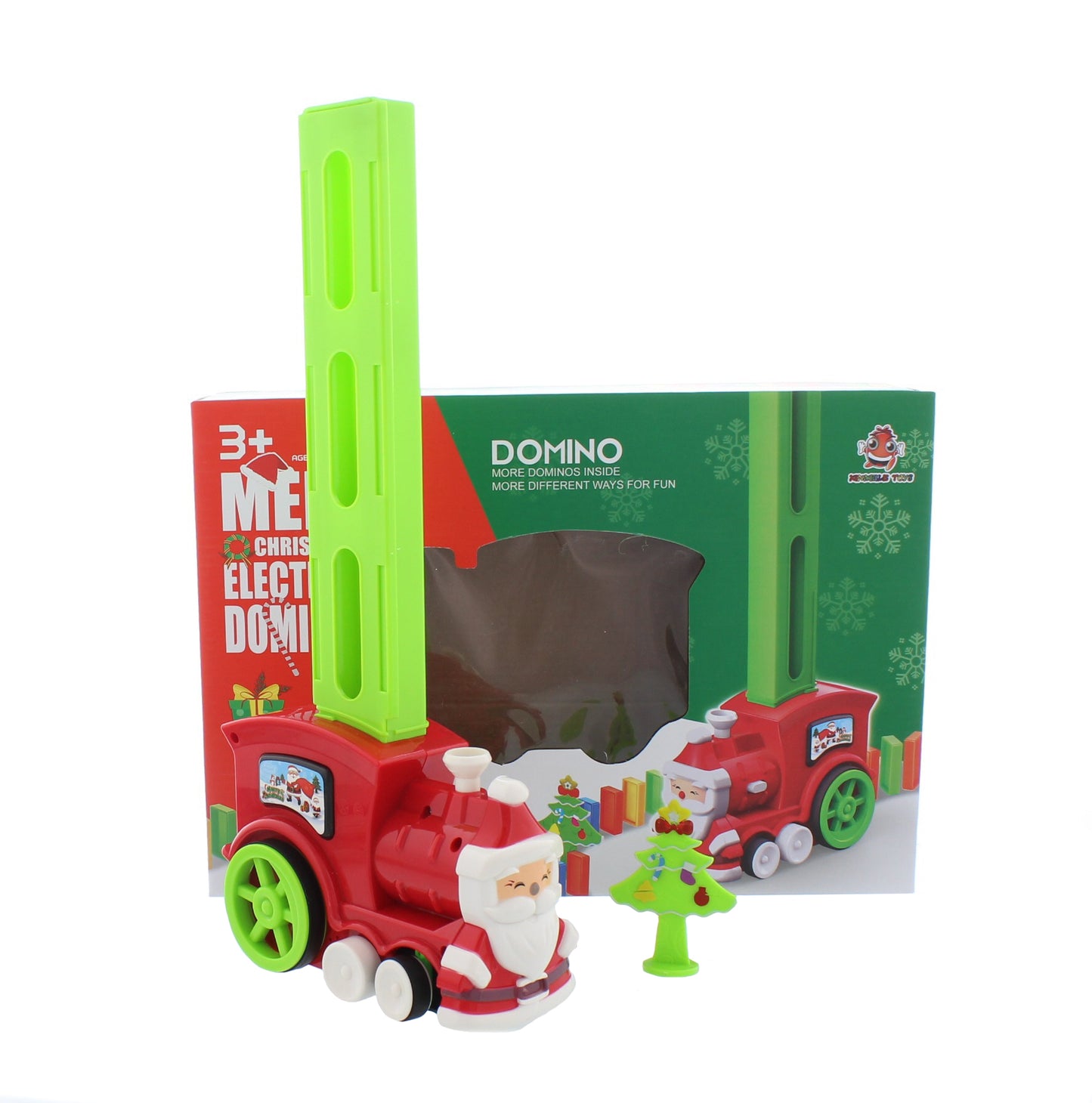 Christmas Electronic Domino Train Toy Game