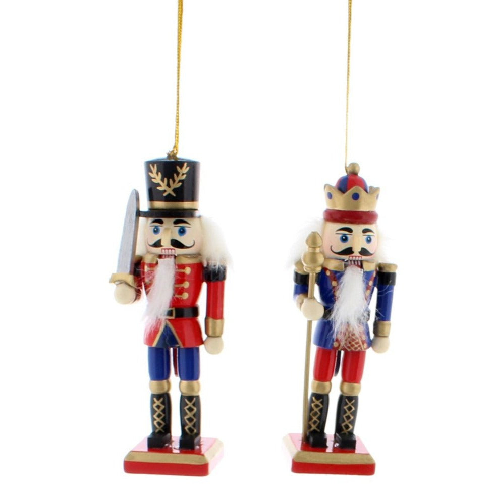 Traditional Christmas Nutcracker 12cm Hanging Decoration