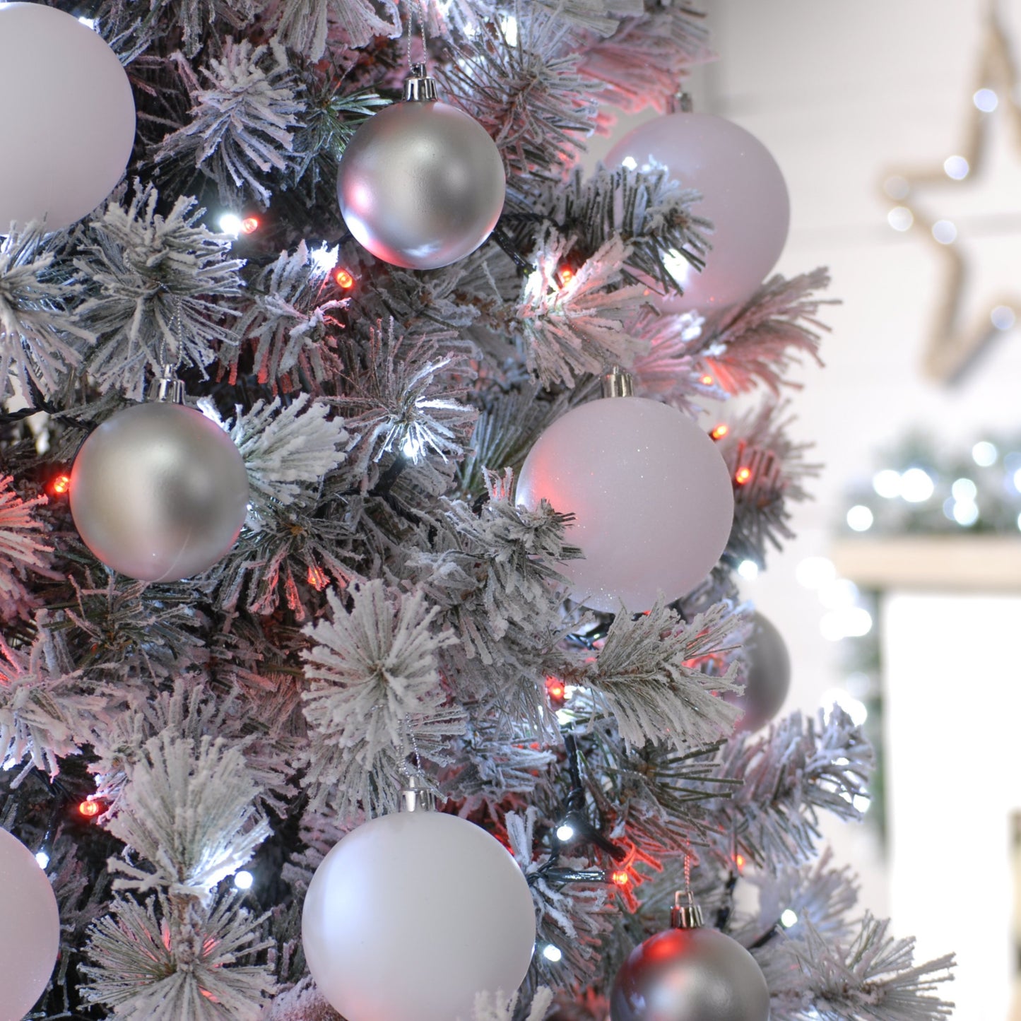Festive 1000 Candy Cane Red & White Firefly Christmas Lights